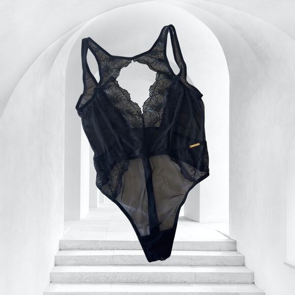 REVOLVE Tops - Bluebella Revolve Black Lace Bodysuit Size S